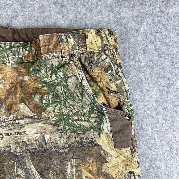 Magellan Outdoors Pants Mens XL Camouflage Realtree Hunting Stretch Waist HEMMED - Picture 3 of 15